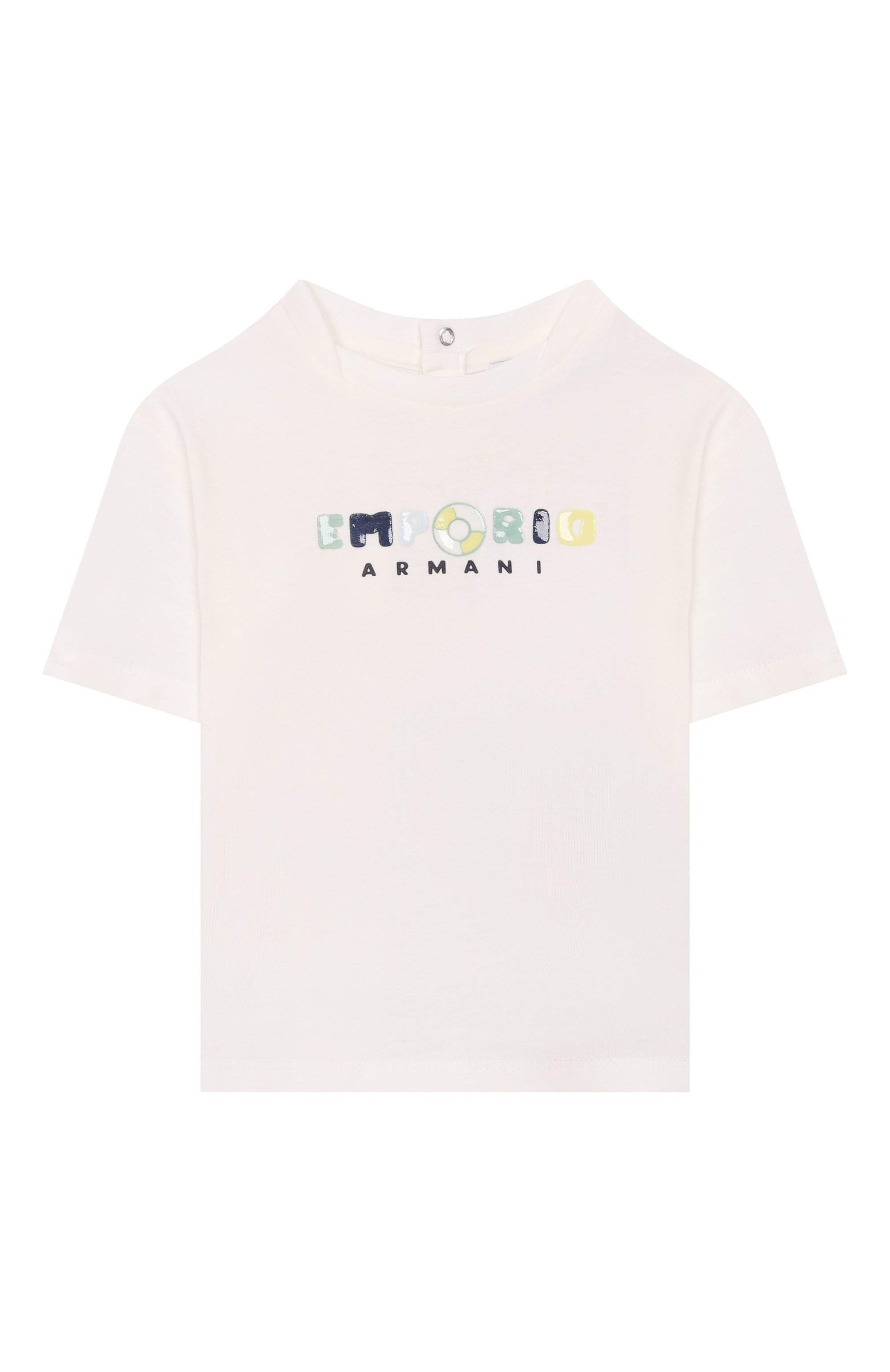 Хлопковая футболка EMPORIO ARMANI, арт. EB001080/AF14503, фото 1