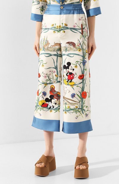 Шелковые брюки disney x gucci GUCCI, арт. 596961/ZAD0P, фото 3