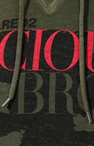 Хлопковое худи DSQUARED2, арт. S74GU0298/S25030, фото 5