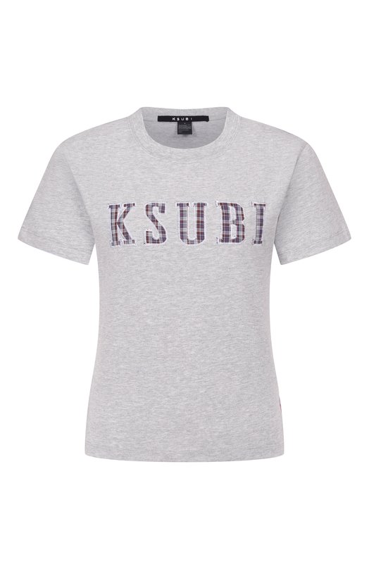 Хлопковая футболка Ksubi WSP26TE015 Серый WSP26TE015