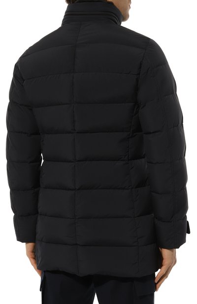 Пуховик zarbo-stp с отделкой из овчины MOORER синего цвета по цене 199500 руб., арт. ZARB0/STP, фото 4 Пуховик zarbo-stp с отделкой из овчины MOORER, арт. ZARB0/STP, фото 4