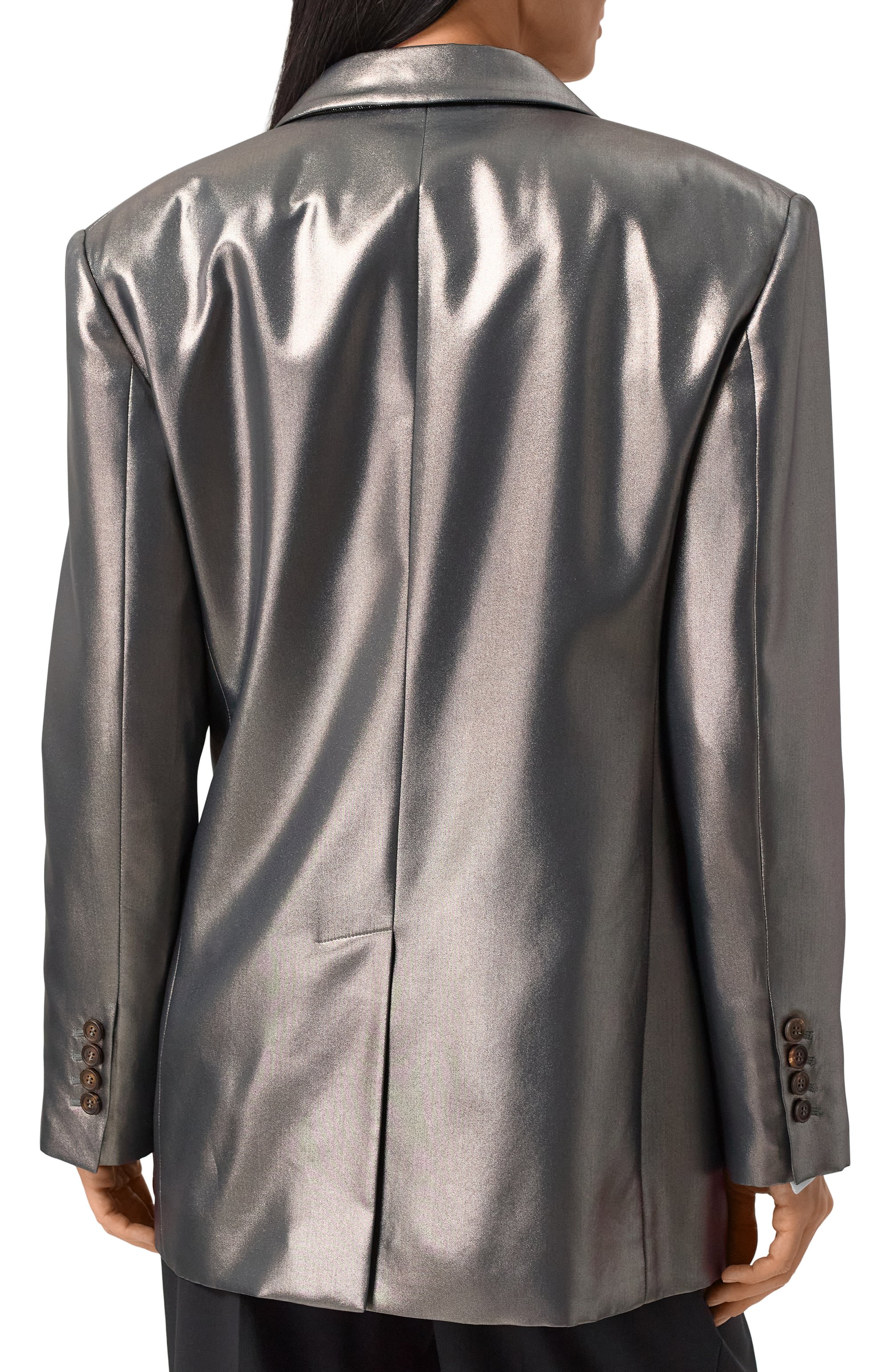 Шелковый жакет BRUNELLO CUCINELLI, арт. MD9997192, фото 4