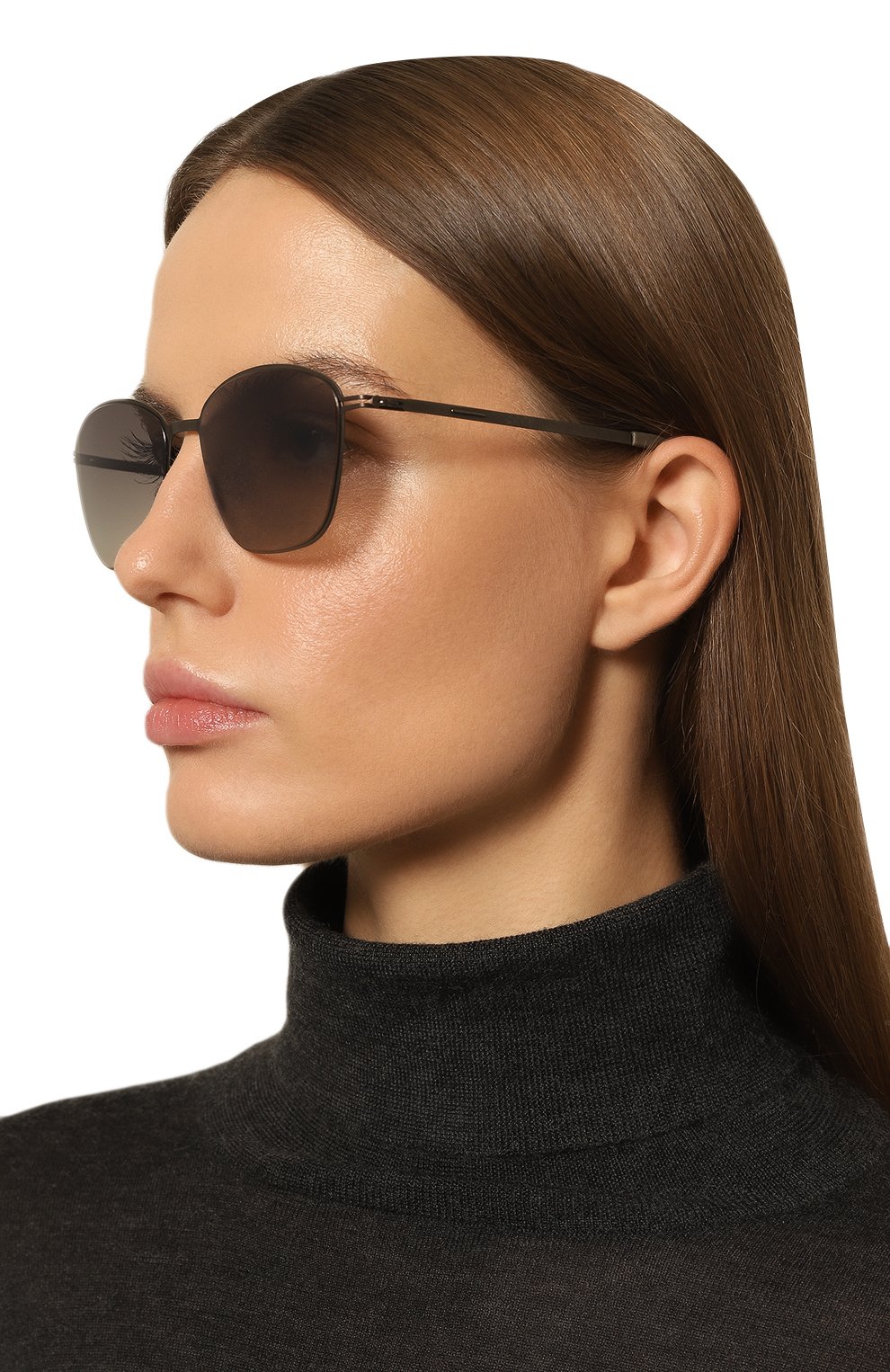 Солнцезащитные очки IC! BERLIN, арт. IB-WARM BRAW GRAPHITE WARM GREY ST0RM GREY FLEX, фото 2