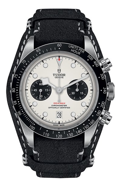Часы black bay chrono TUDOR, арт. 79360N/CALF BLACK/WHITE, фото 1