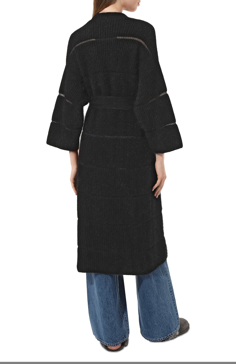 Шерстяной кардиган FREEAGE, арт. FWW1910414BK, фото 4