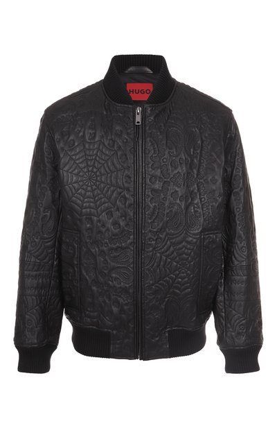 Мужской кожаный бомбер HUGO, арт. 50530821