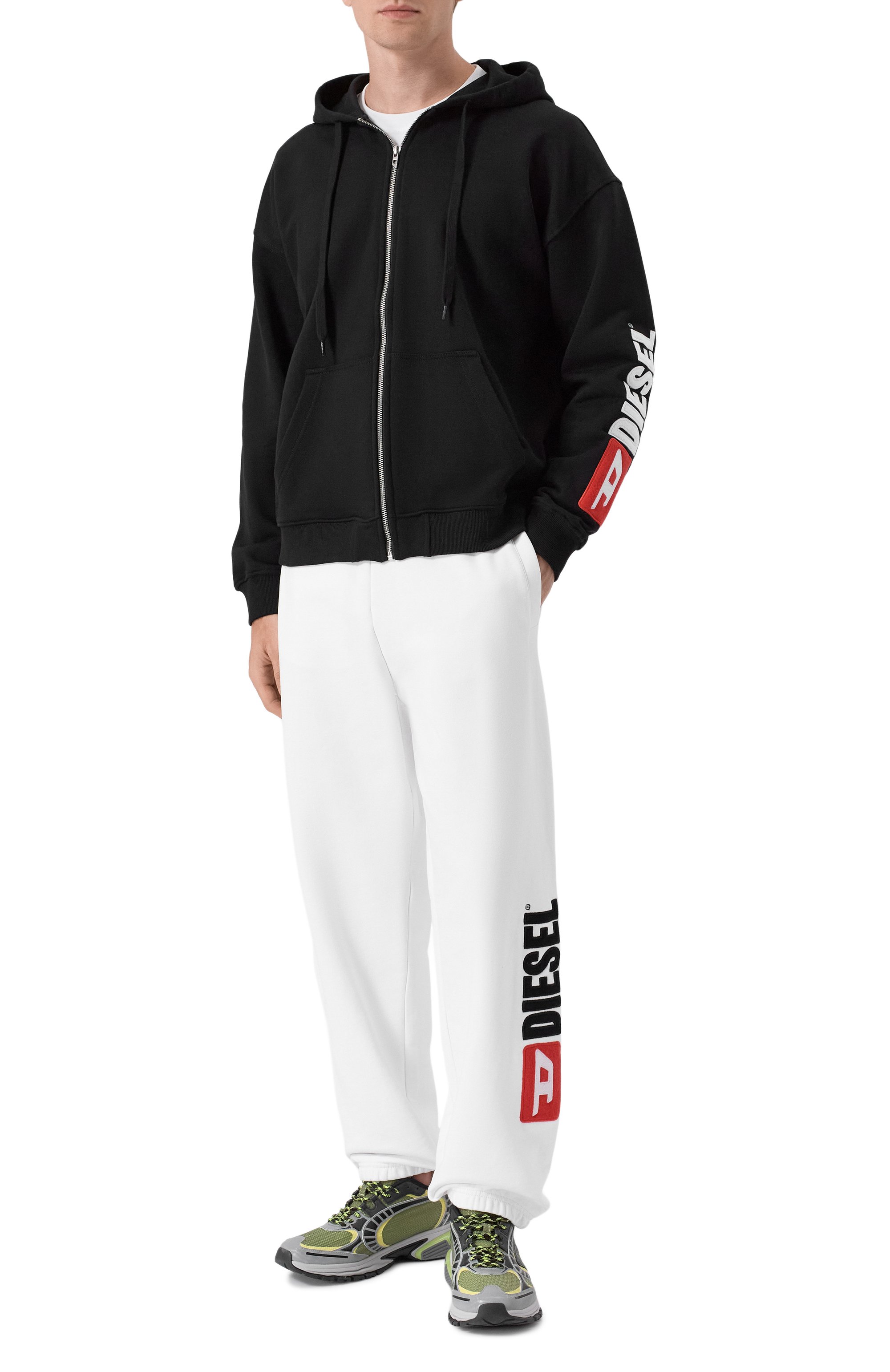 Хлопковые джоггеры DIESEL, арт. A20026/0GEAD, фото 2