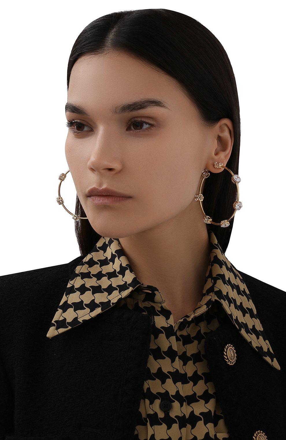 Серьги constella SWAROVSKI золотого цвета по цене 17450 руб., арт. 5622722, фото 2 Серьги constella SWAROVSKI, арт. 5622722, фото 2