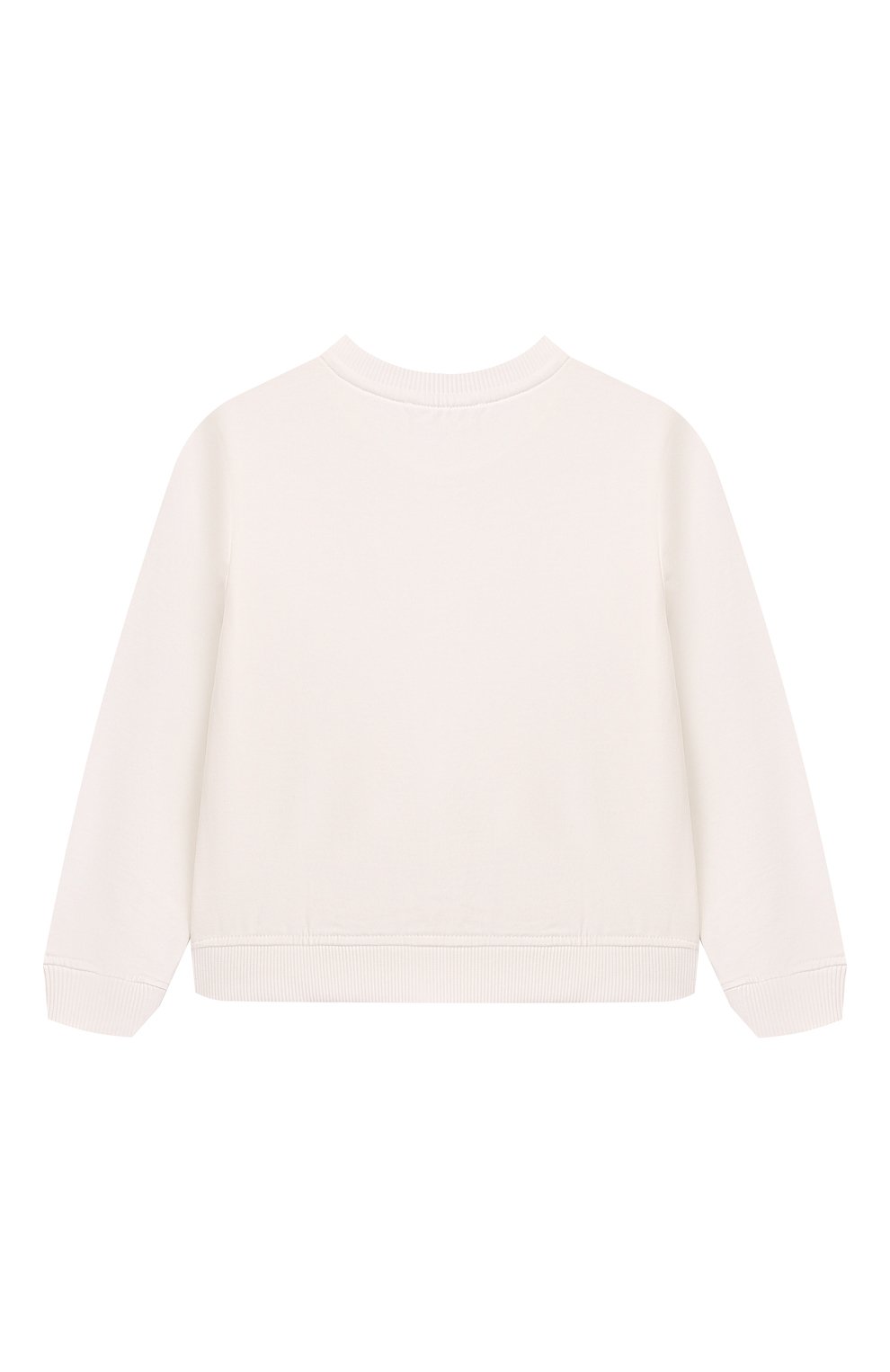 Хлопковый свитшот MOSCHINO молочного цвета по цене 8710 руб., арт. HHF02M/LDA16/4-8, фото 2 Хлопковый свитшот MOSCHINO, арт. HHF02M/LDA16/4-8, фото 2