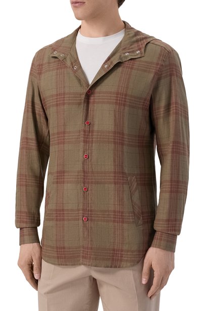 Льняная рубашка KITON, арт. UMCMARH0926907, фото 3