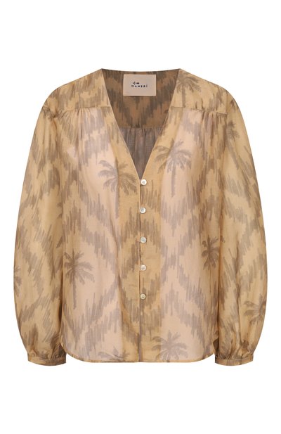 Блузка из хлопка и шелка MANEBI, арт. V73EP, фото 1