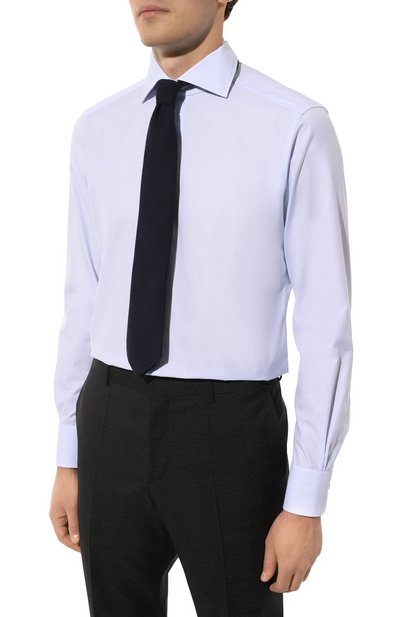 Хлопковая сорочка ZEGNA, арт. 701040A7/9MS0BA, фото 3