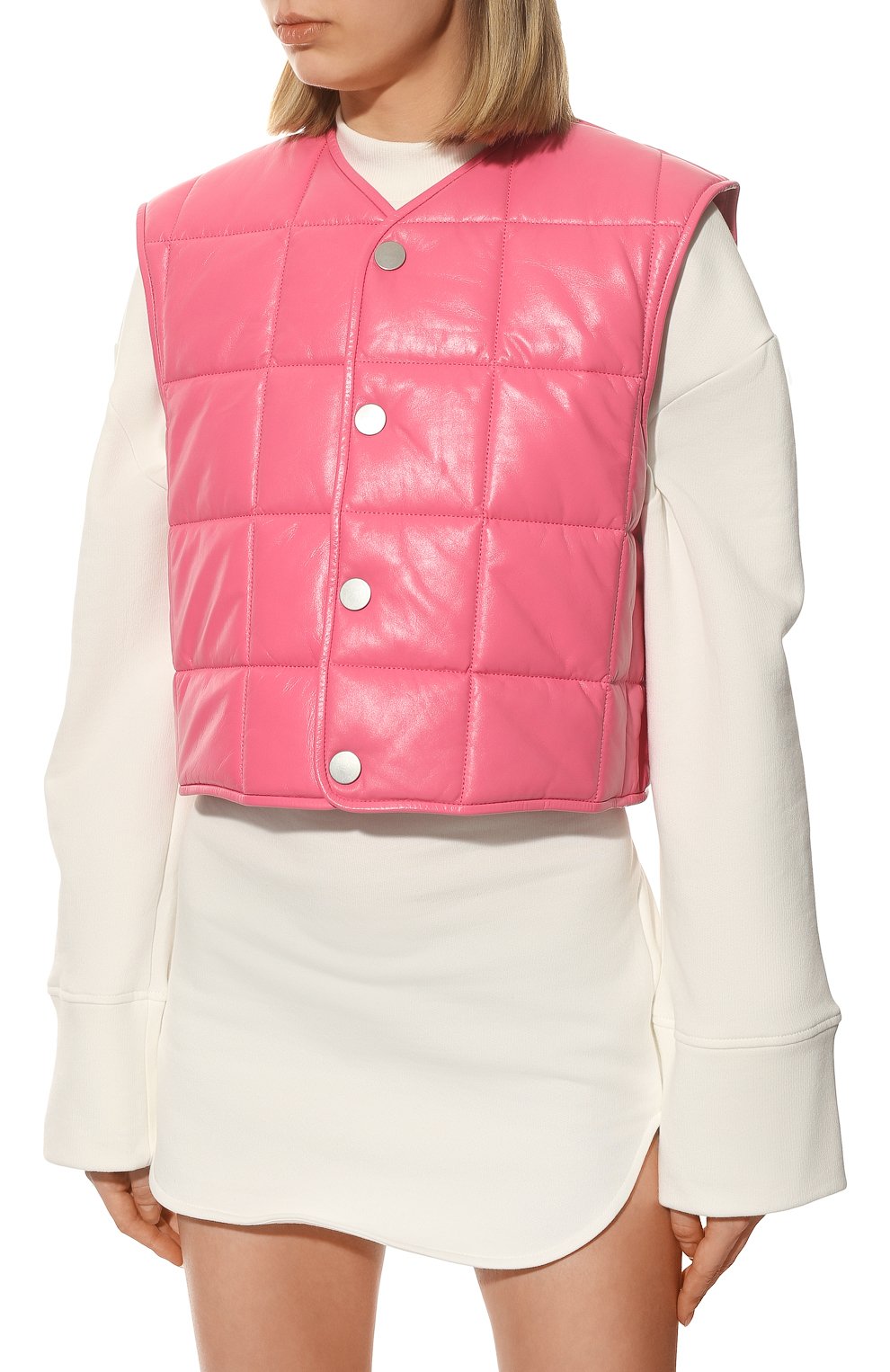 Кожаный жилет BOTTEGA VENETA, арт. 686421/VKLC0, фото 3