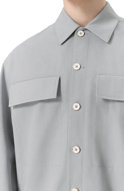 Хлопковая куртка-рубашка JIL SANDER, арт. J47DL0169-J45267, фото 5