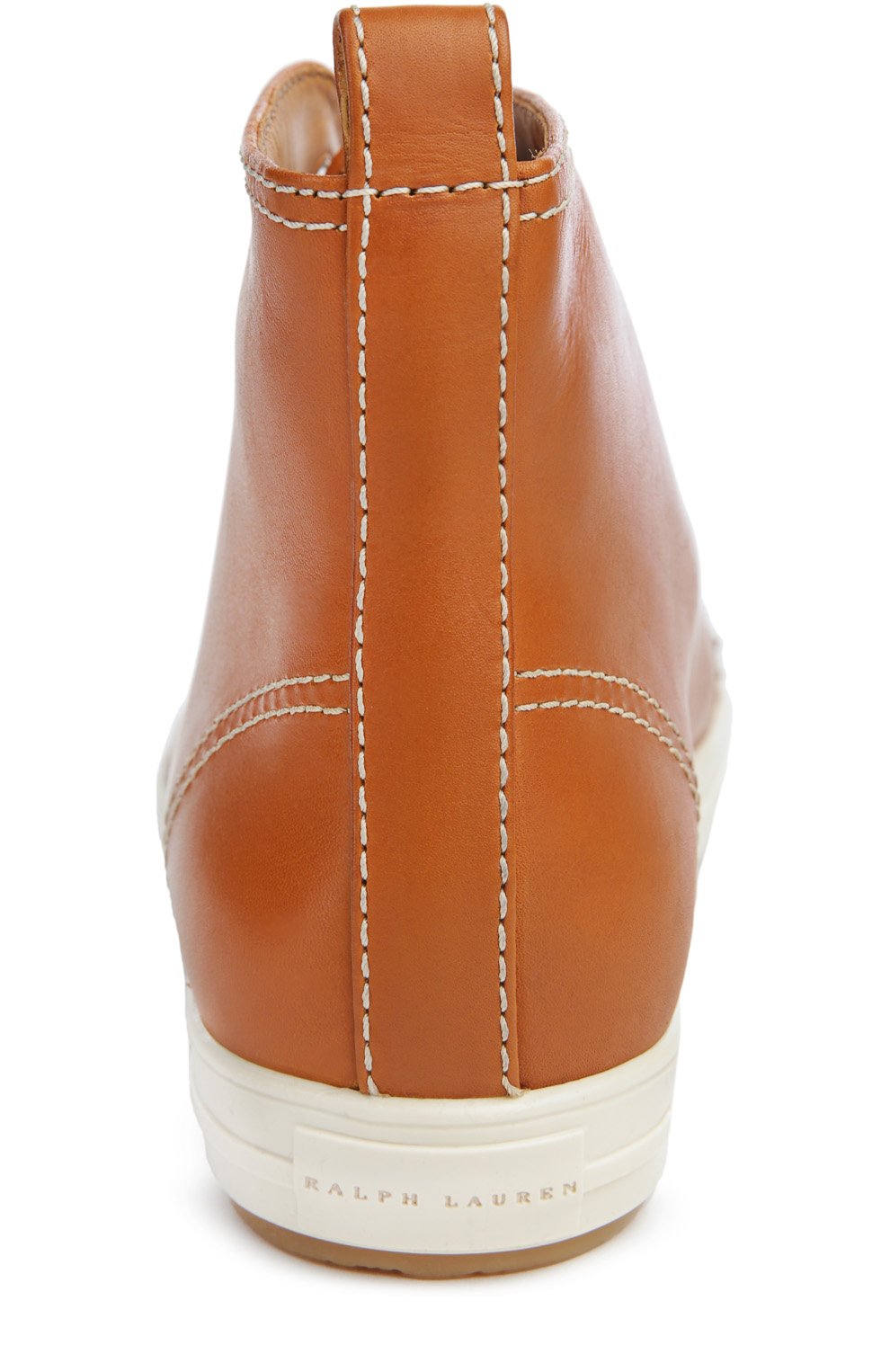 Кожаные кеды sivanna ii на шнуровке RALPH LAUREN, арт. 853/FWHIT/RSP30, фото 3