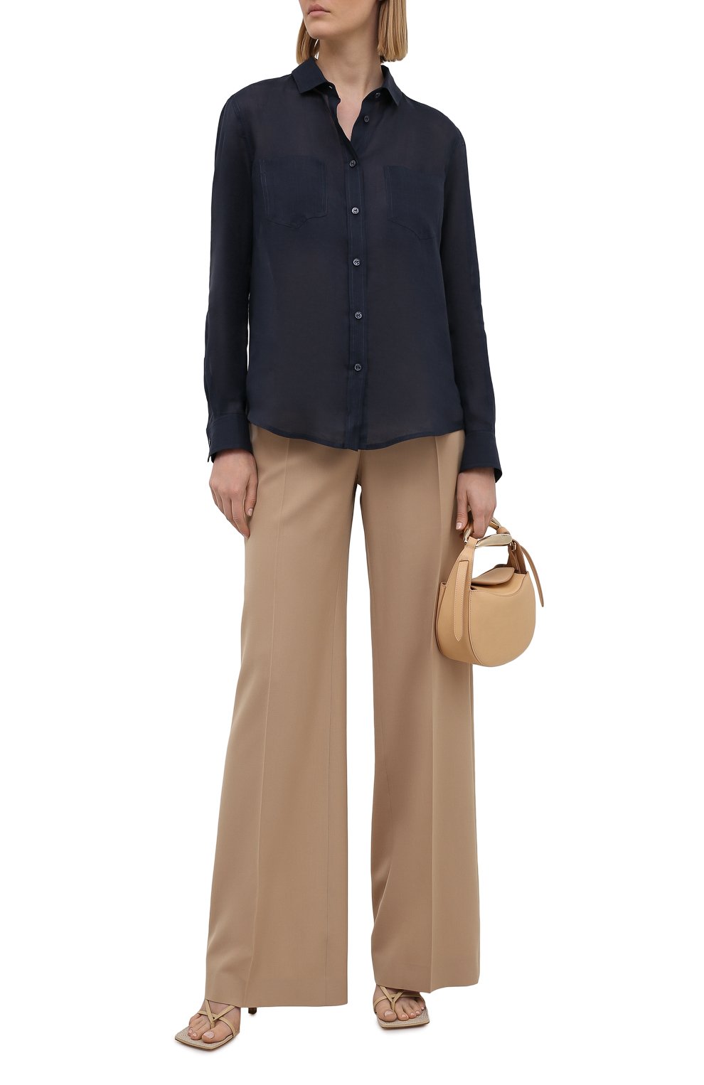 Рубашка GIORGIO ARMANI синего цвета по цене 99450 руб., арт. 1WHCC01L/T00NW, фото 2 Рубашка GIORGIO ARMANI, арт. 1WHCC01L/T00NW, фото 2