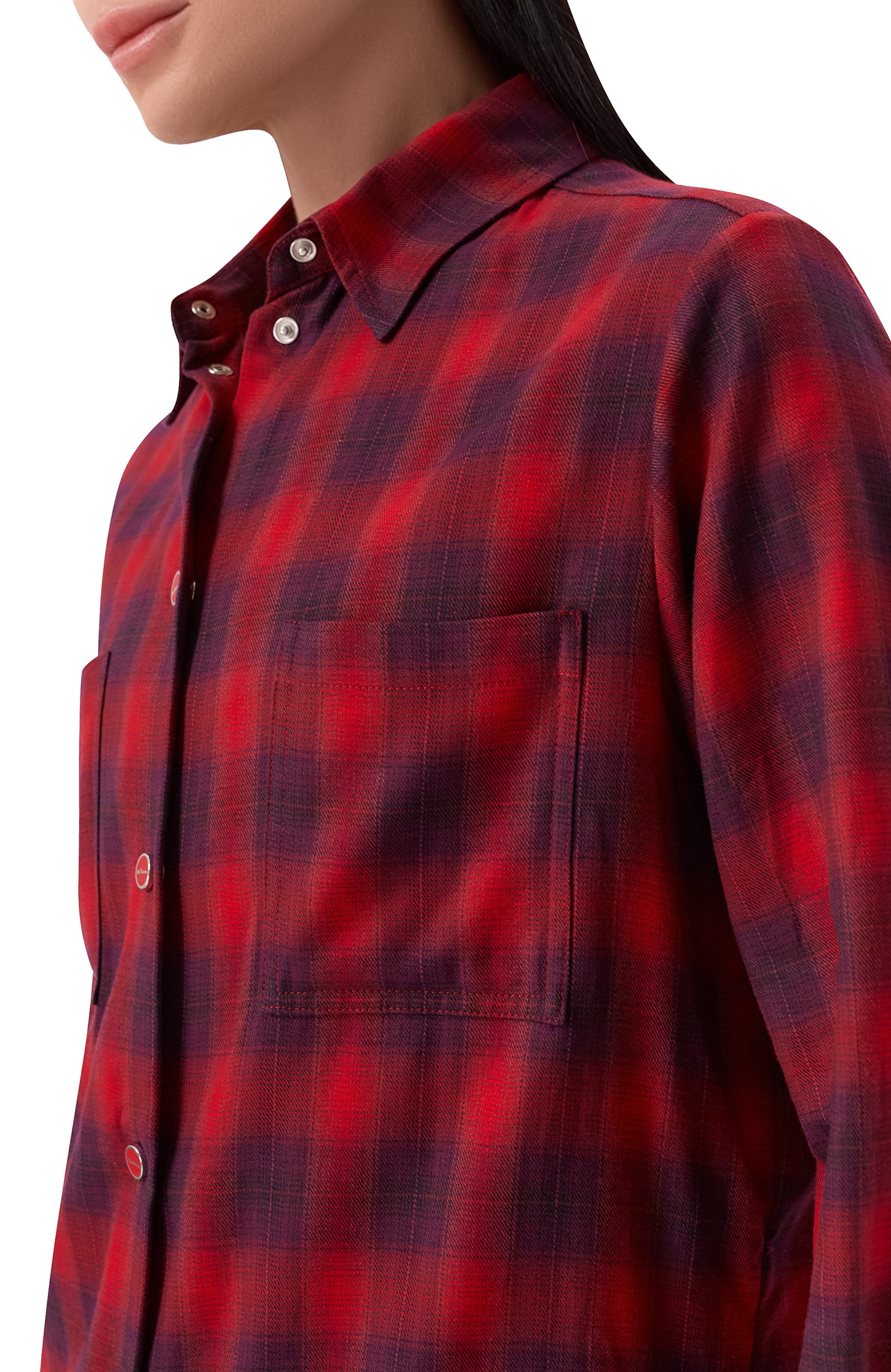 Рубашка из хлопка и лиоцелла KITON, арт. D52445H09807, фото 5