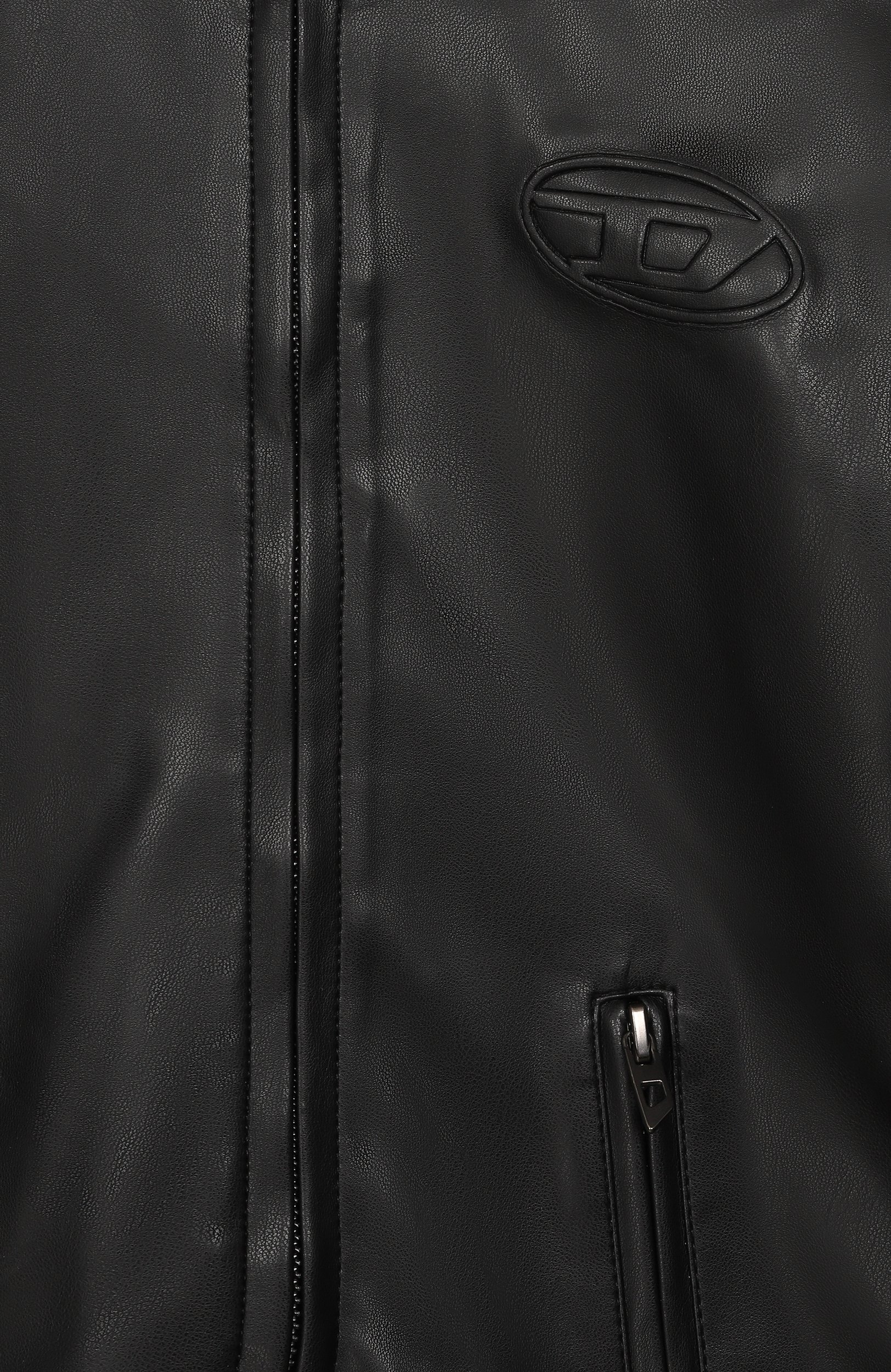 Утепленная куртка из экокожи DIESEL, арт. J02945/KXB9D, фото 3