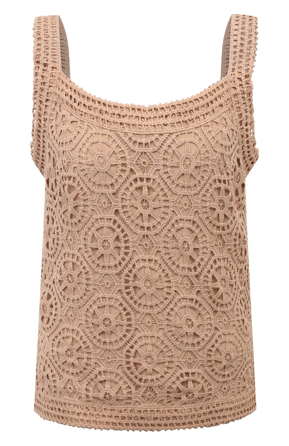 Топ из хлопка и шелка ELIE SAAB, арт. T0082N, фото 1