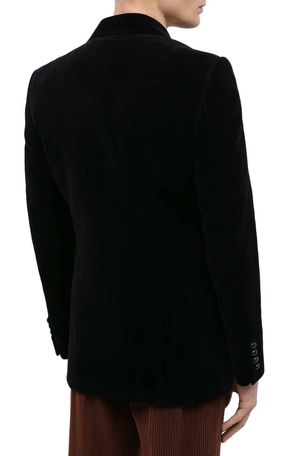 Пиджак из хлопка и льна GUCCI, арт. 648932/Z8AMW, фото 4