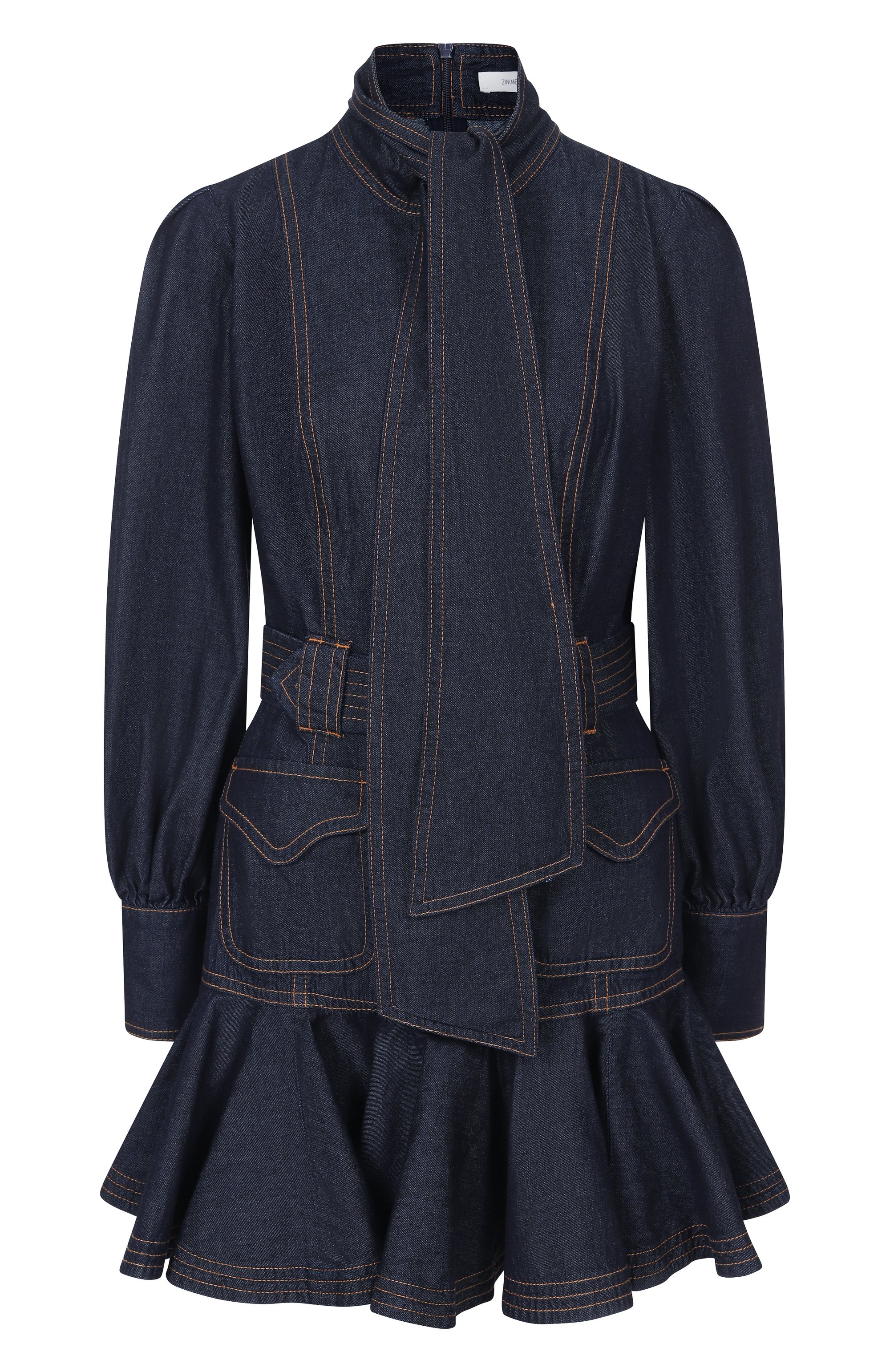 Джинсовое платье ZIMMERMANN, арт. 5410DF25R, фото 1