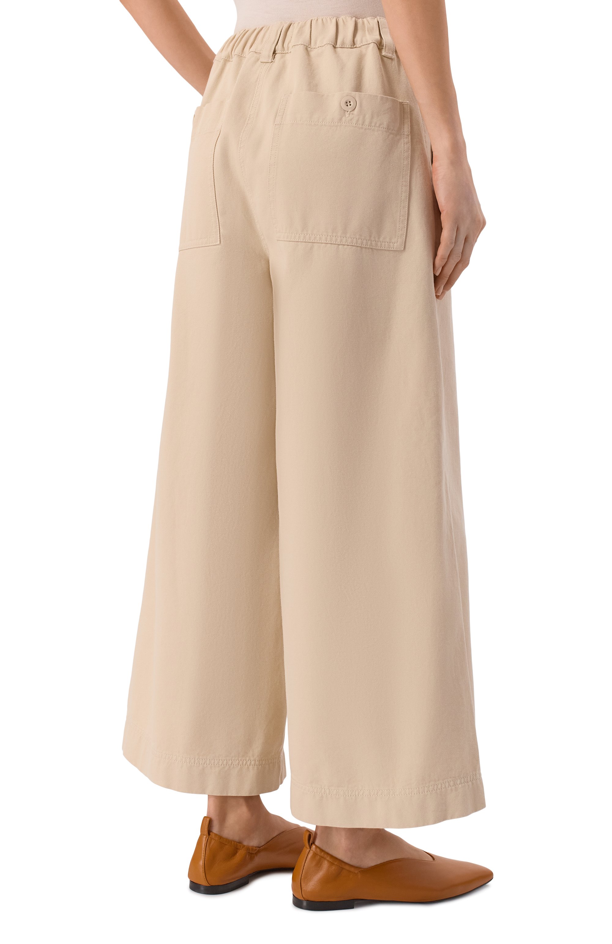 Хлопковые брюки WEEKEND MAX MARA, арт. ARIETE, фото 4