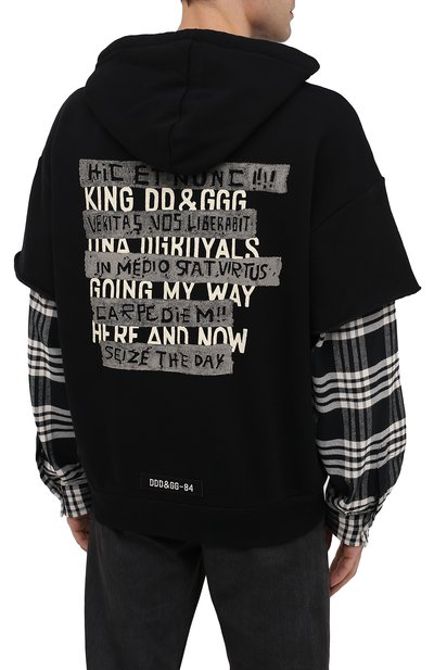 Хлопковое худи DOLCE & GABBANA, арт. G9TE7Z/FU77G, фото 4