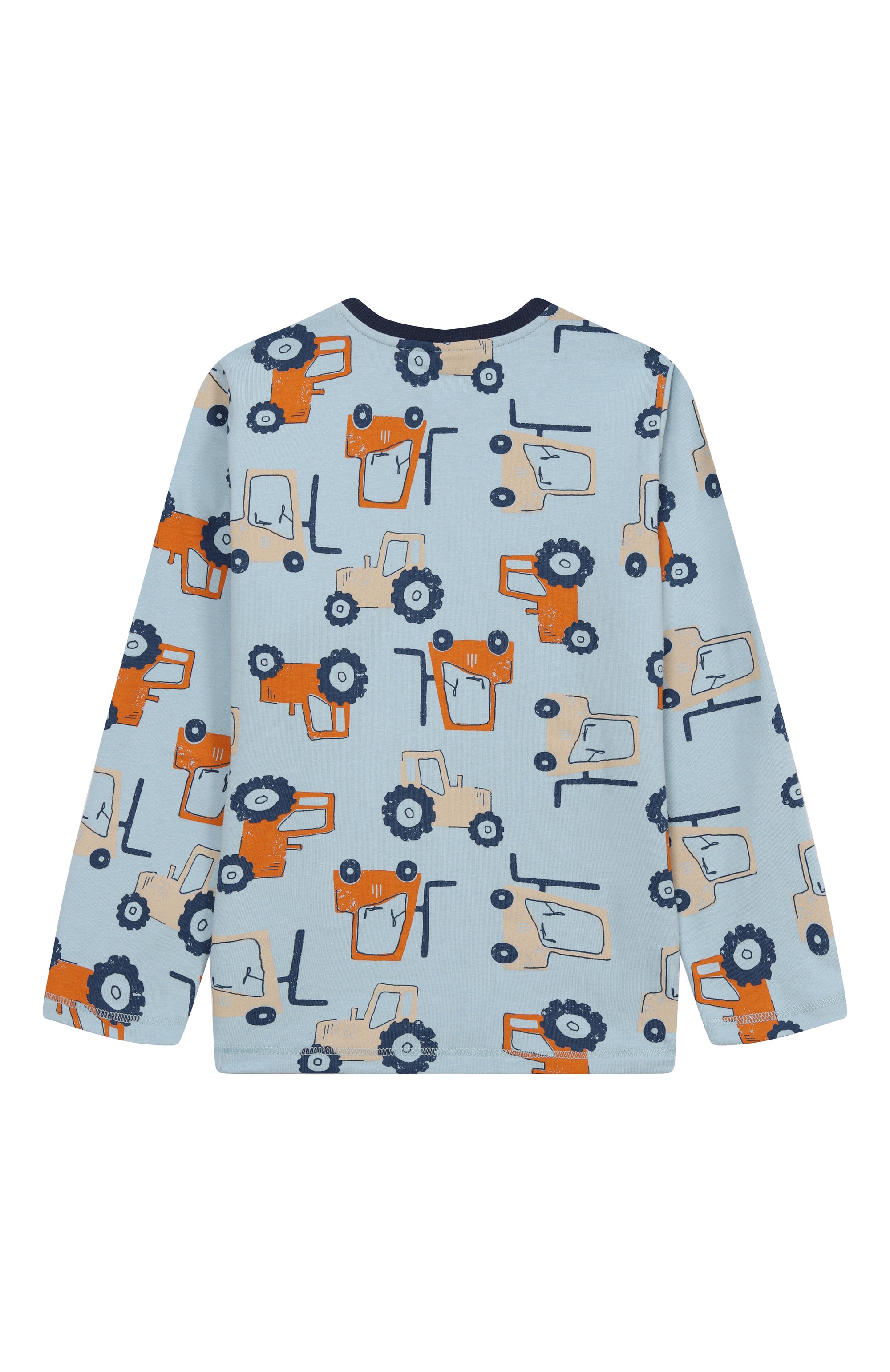 Хлопковая пижама SANETTA голубого цвета по цене 8195 руб., арт. 233625, фото 3 Хлопковая пижама SANETTA, арт. 233625, фото 3