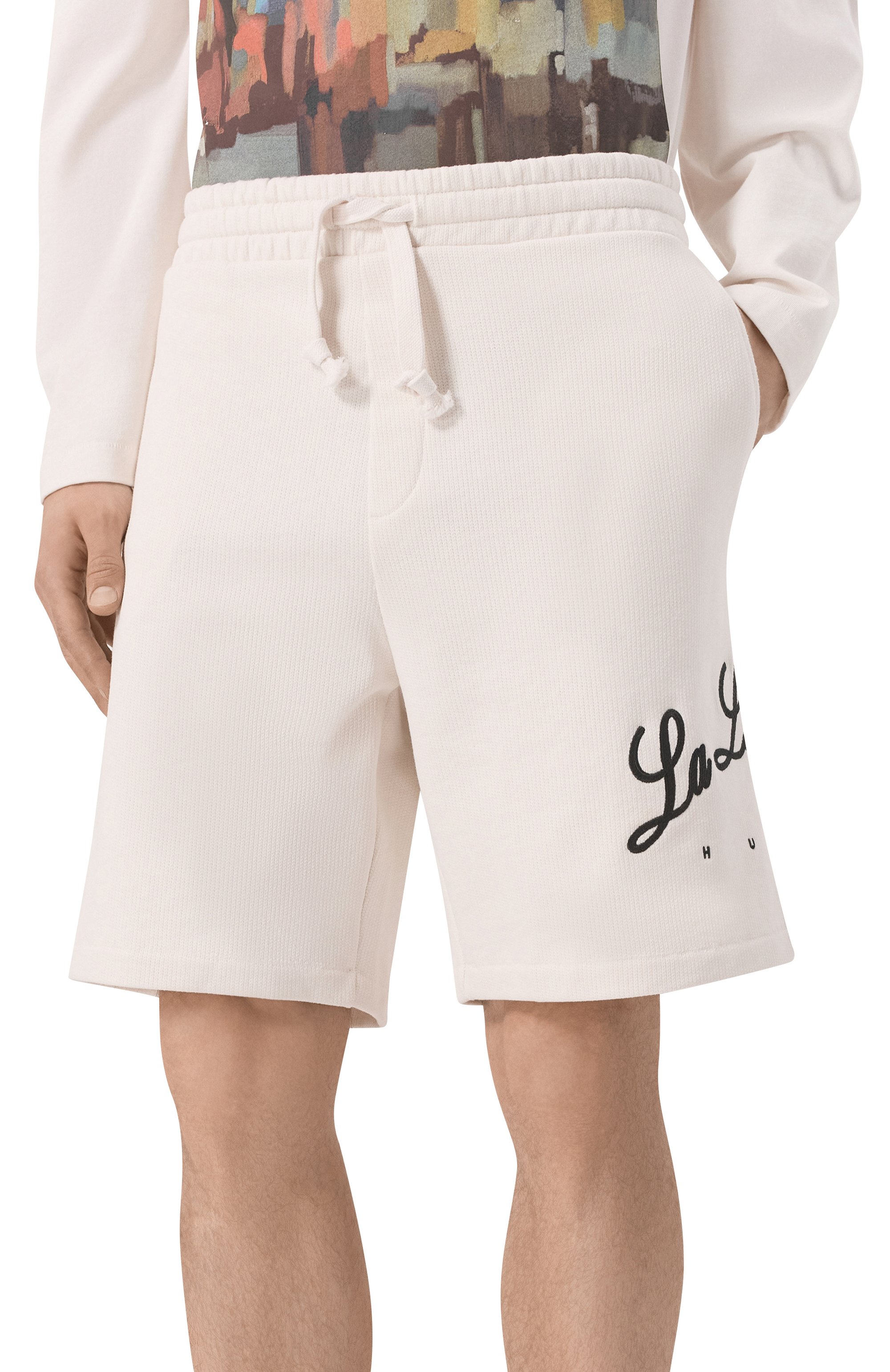 Хлопковые шорты HUGO, арт. 50539002, фото 3