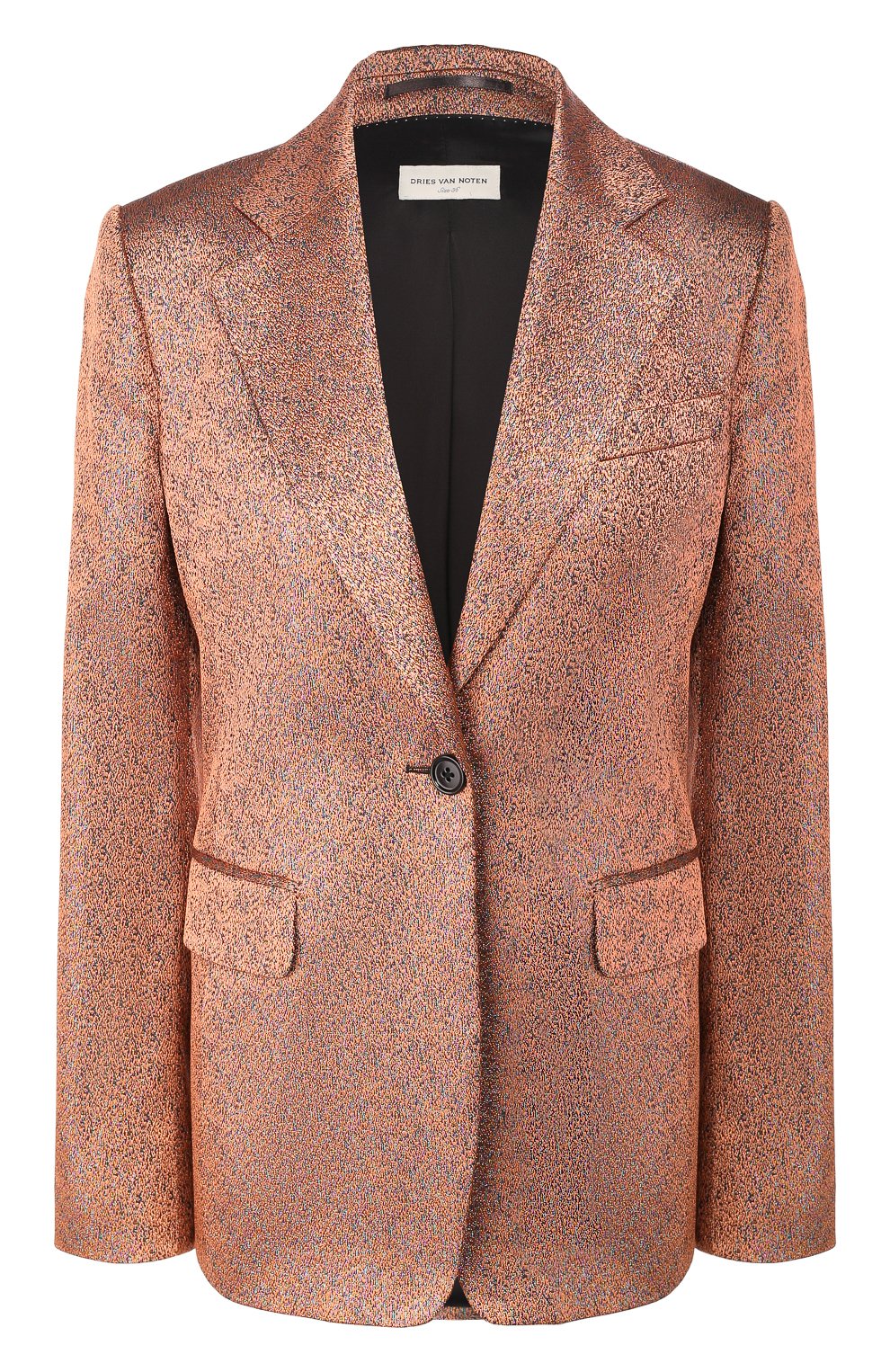 Жакет DRIES VAN NOTEN золотого цвета по цене 108000 руб., арт. 192-10420-8141, фото 1 Жакет DRIES VAN NOTEN, арт. 192-10420-8141, фото 1