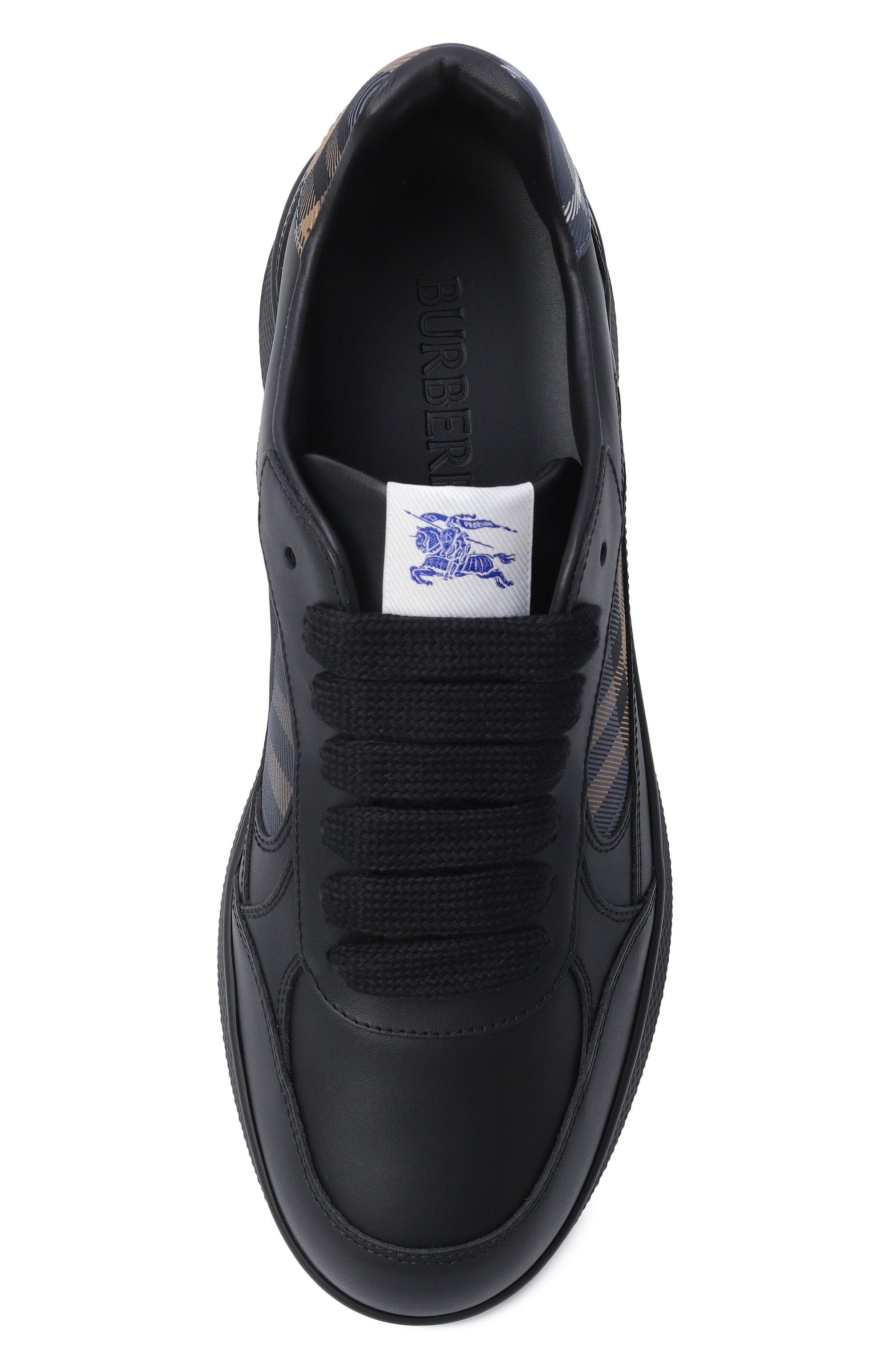 Комбинированные кеды terrace BURBERRY, арт. 8123035, фото 5