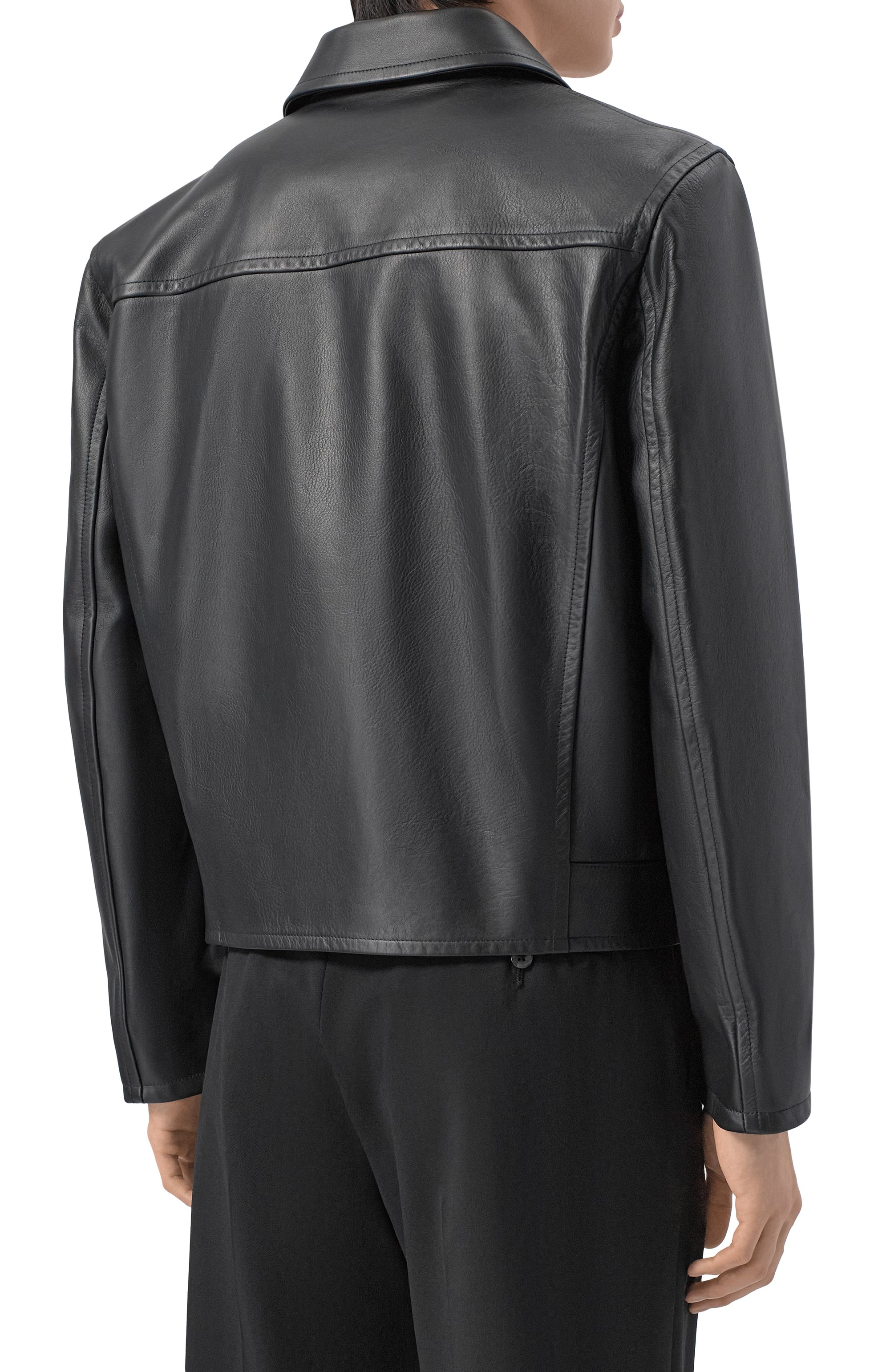 Кожаная куртка JIL SANDER, арт. J22SW0101/J07227, фото 4