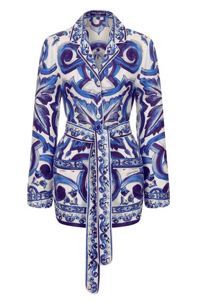 Женская шелковая блузка DOLCE & GABBANA, арт. F5N53T/HI1BB