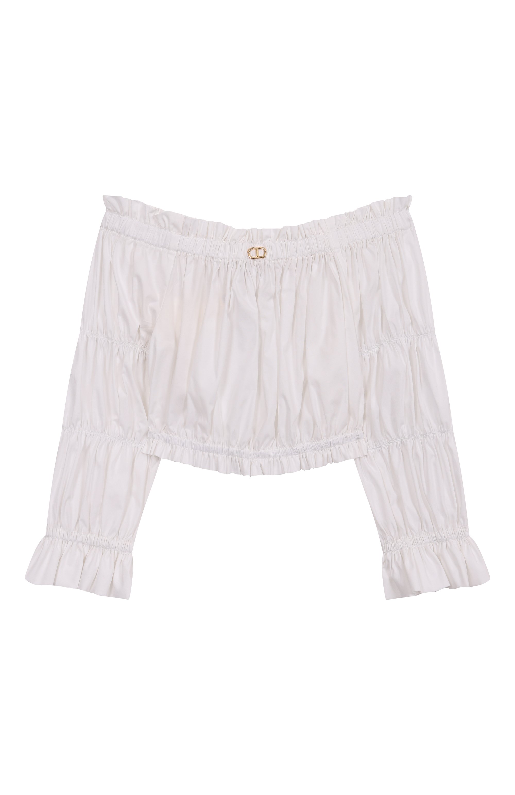 Хлопковый топ TWINSET, арт. 251GJ2421/8-16, фото 1