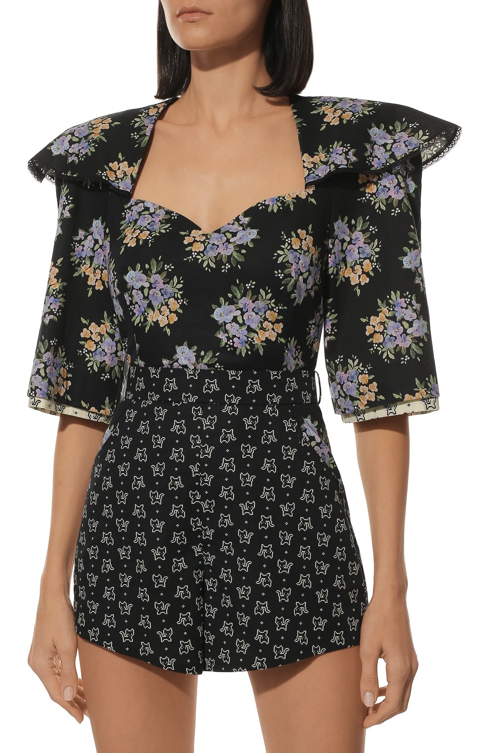 Хлопковый комбинезон ULYANA SERGEENKO, арт. JST004SS22P (1046т22), фото 3