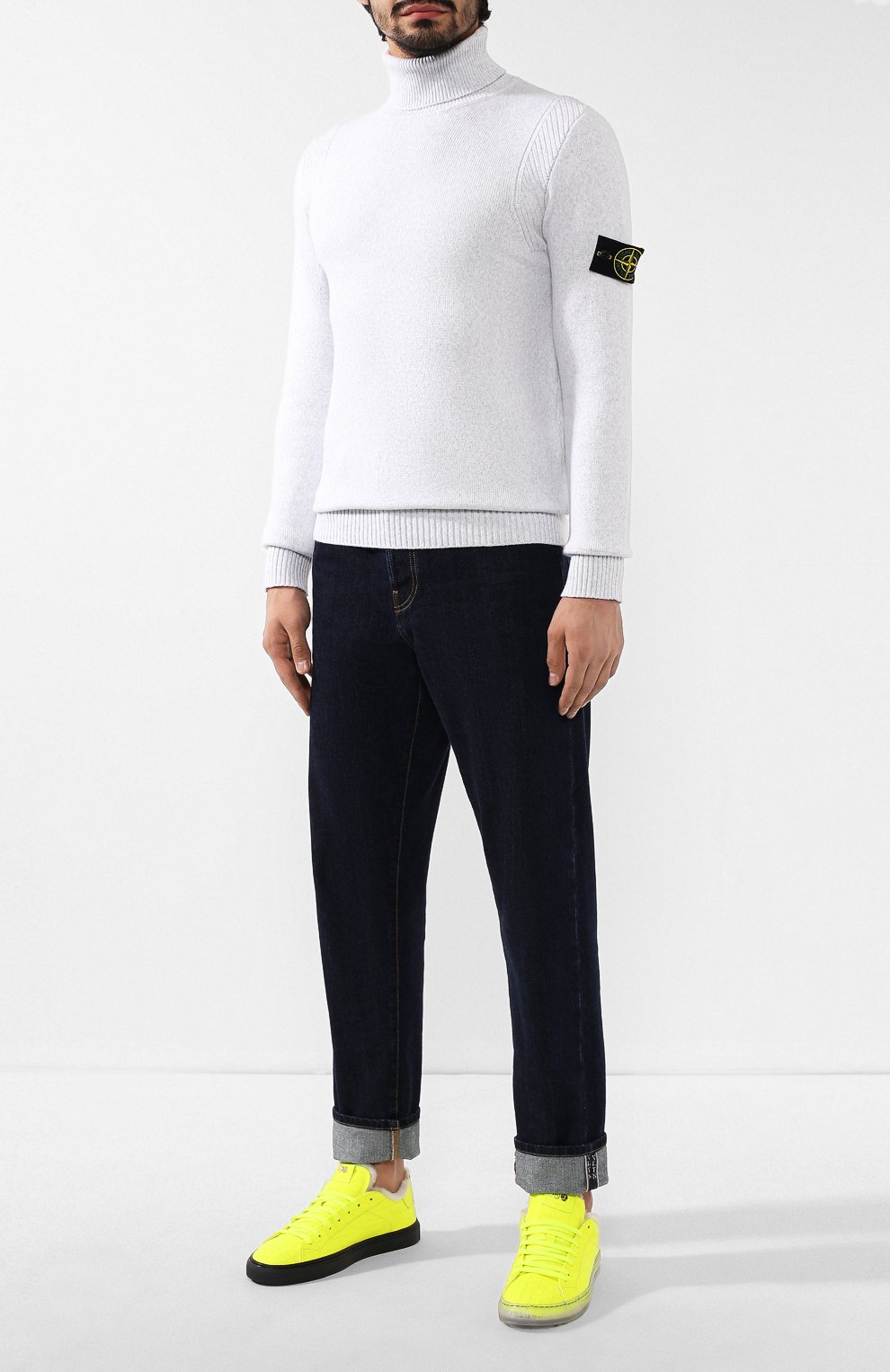 Хлопковый свитер STONE ISLAND, арт. 7115529A2, фото 2