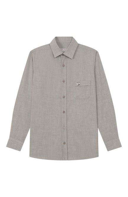 Рубашка из хлопка и кашемира STEFANO RICCI JUNIOR, арт. YC006317/BN3030