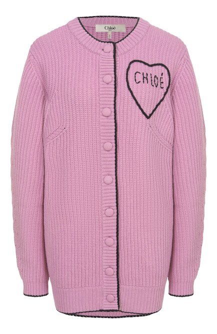 Женский кардиган из шерсти и кашемира CHLOÉ, арт. CH26SMC06710