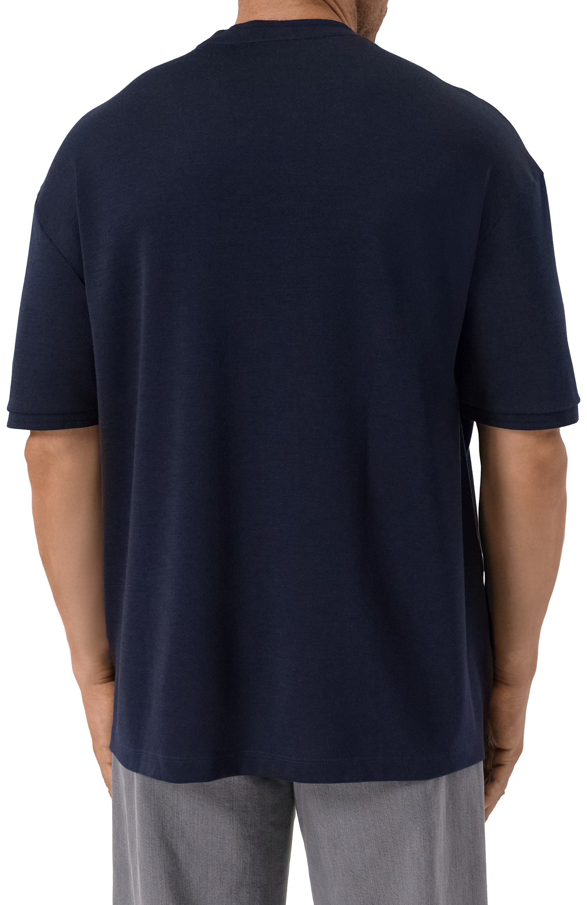 Футболка из шерсти и шелка PAUL&SHARK, арт. 15311613/3XL-6XL, фото 4