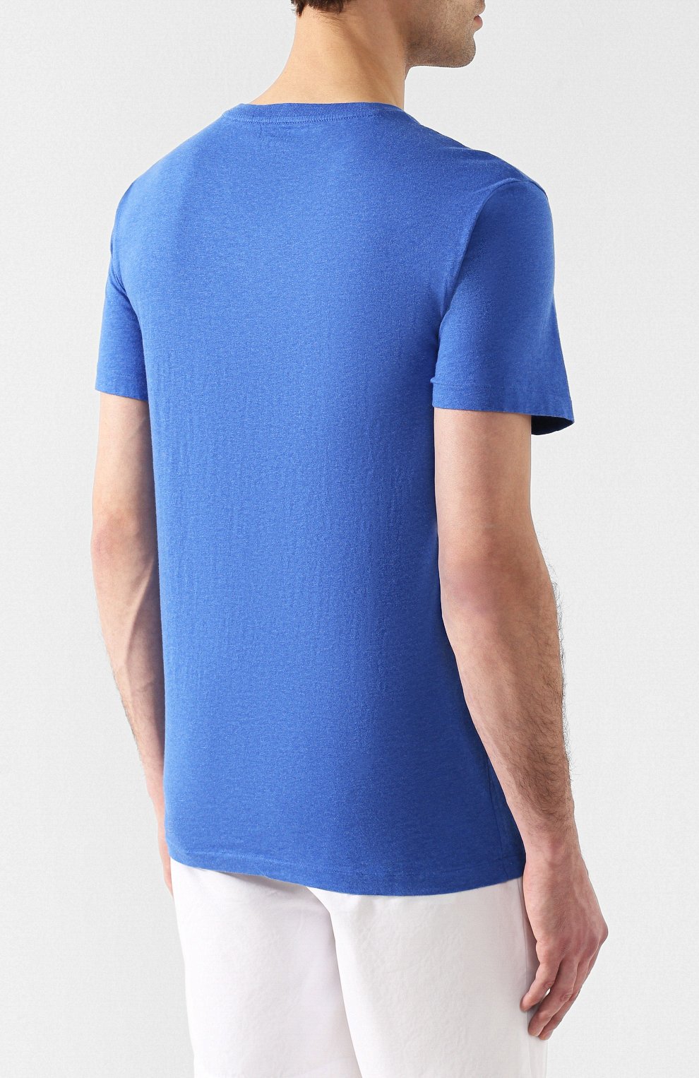 Хлопковая футболка  POLO RALPH LAUREN, арт. 710671453, фото 4