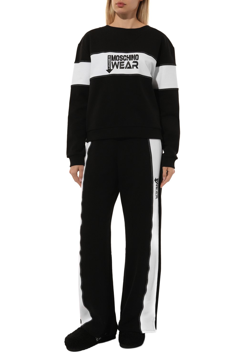 Хлопковый свитшот MOSCHINO, арт. A1705/4424, фото 2