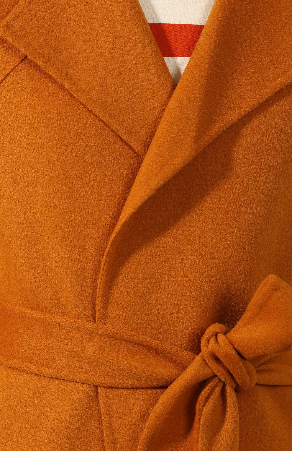 Шерстяное пальто NANUSHKA оранжевого цвета по цене 119500 руб., арт. ALAM0_DUSTY 0RANGE_SILK W00L BLEND, фото 5 Шерстяное пальто NANUSHKA, арт. ALAM0_DUSTY 0RANGE_SILK W00L BLEND, фото 5