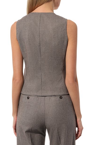 Жилет из шерсти и кашемира KITON, арт. D47456K0104E05, фото 4