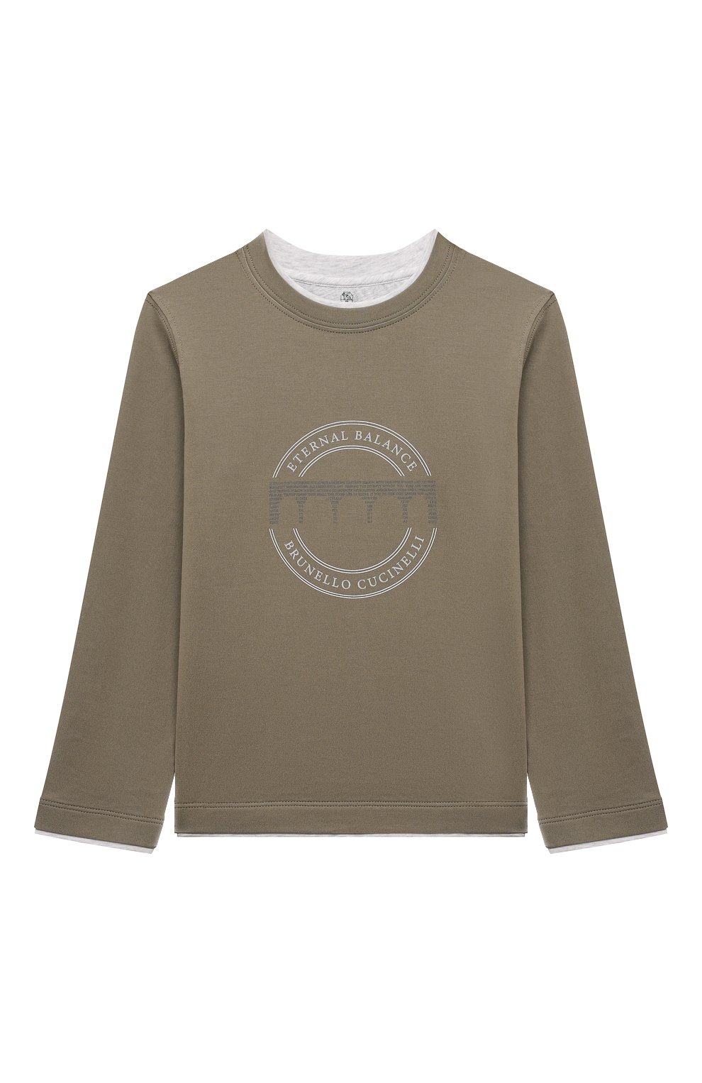 Хлопковый лонгслив BRUNELLO CUCINELLI, арт. B0B13T176A, фото 1