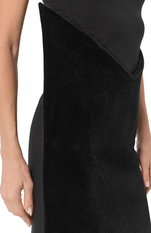 Бархатная юбка David Koma PF25DK03S Чёрный  PF25DK03S Фото 5