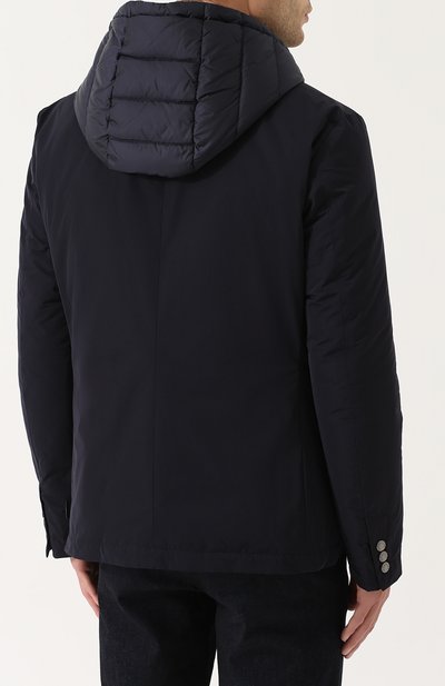 Куртка на пуговицах с пуховой подстежкой MONCLER, арт. C2-091-30703-00-57540, фото 4