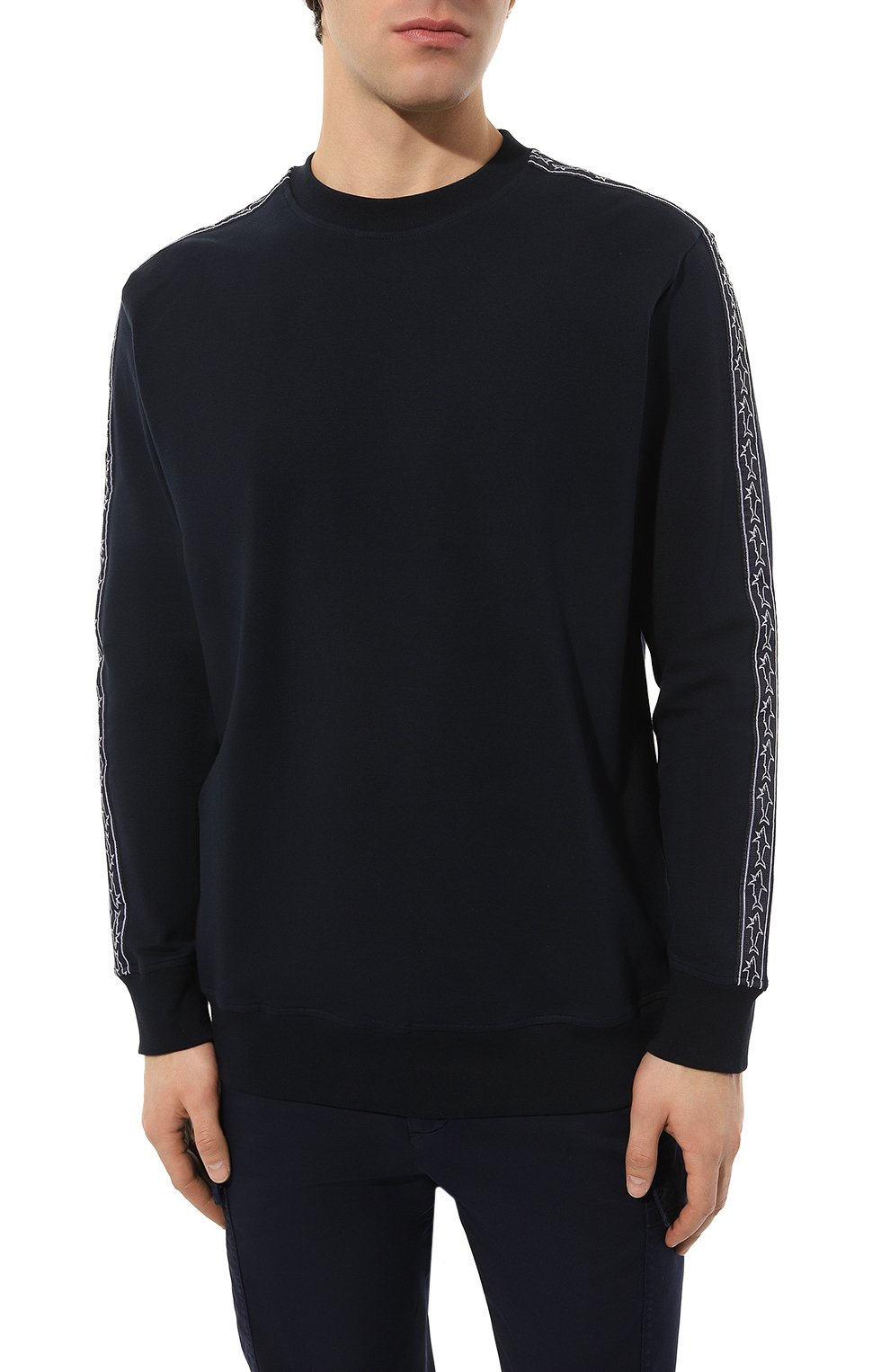 Хлопковый свитшот PAUL&SHARK темно-синего цвета по цене 32150 руб., арт. 23411915, фото 3 Хлопковый свитшот PAUL&SHARK, арт. 23411915, фото 3