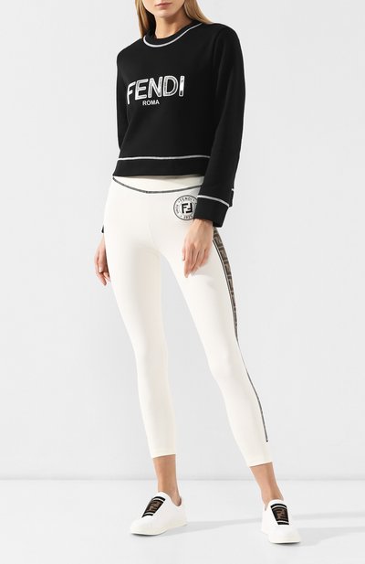 Укороченные легинсы FENDI, арт. FAB060 A6J4, фото 2