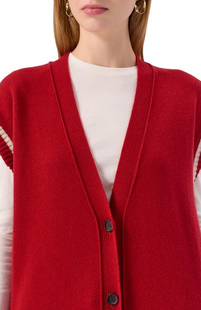 Жилет из шерсти и кашемира LORENA ANTONIAZZI, арт. MJ18A/2472, фото 5