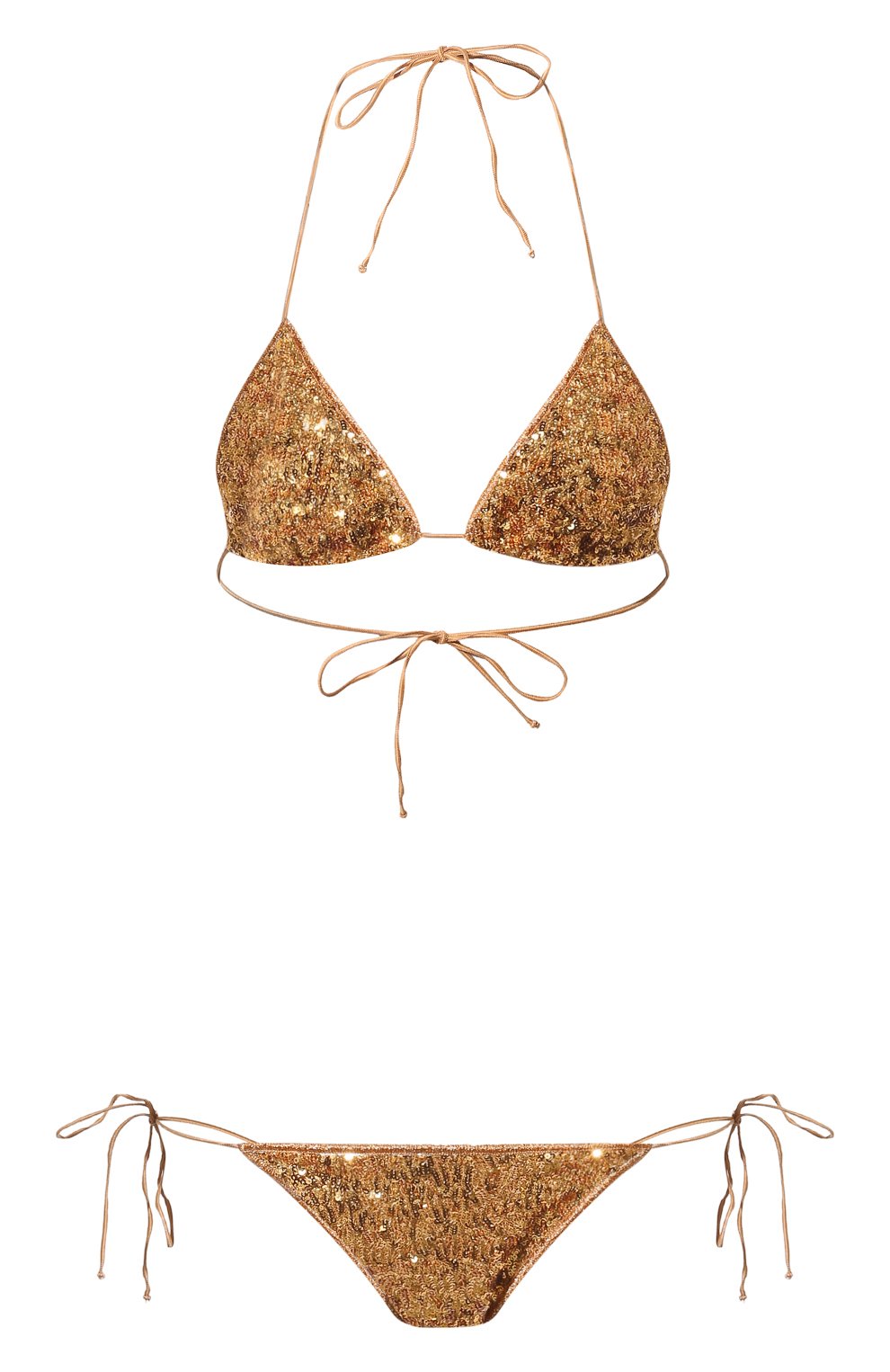 Раздельный купальник с отделкой пайетками OSEREE, арт. PTF213/SEQUINS/PEARL, фото 1